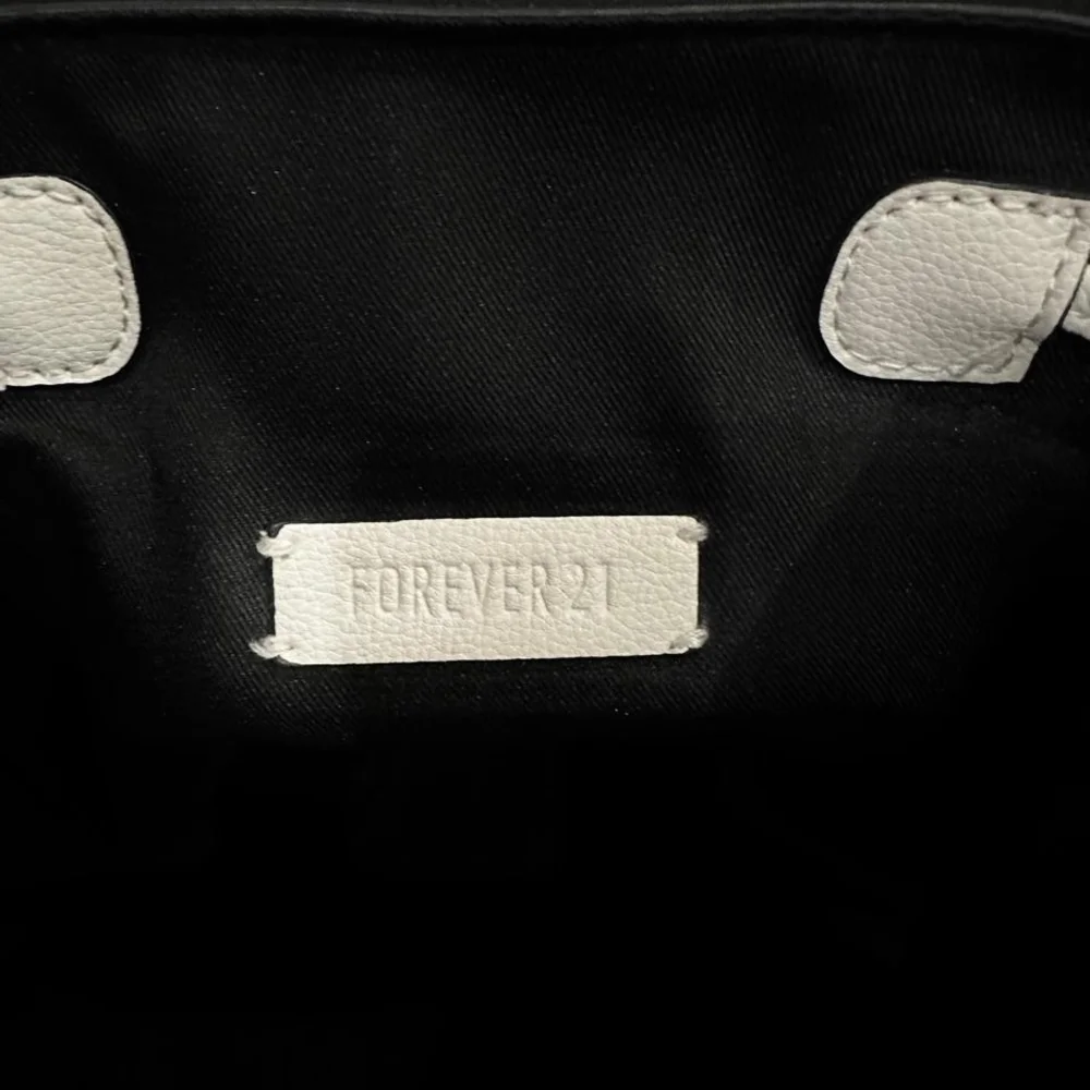 Forever 21 Elegant White Leather Backpack